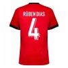 Original Fußballtrikot Portugal Ruben Dias 4 Heimtrikot EURO 2024 Für Herren